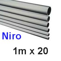 Niro-Rohr 1m x 20x1,5mm