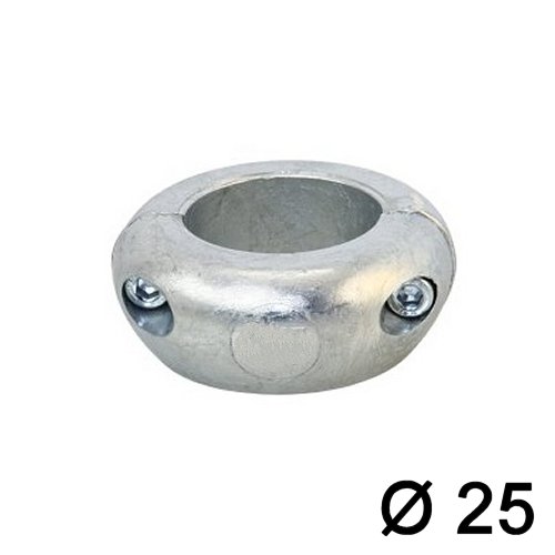 Wellenanode Magnesium flach 25mm