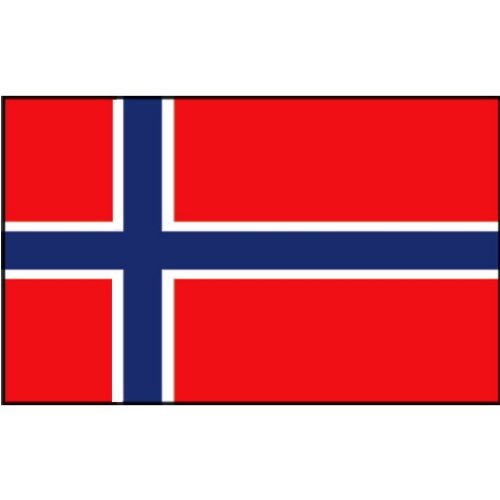 Flagge Gastland Norwegen
