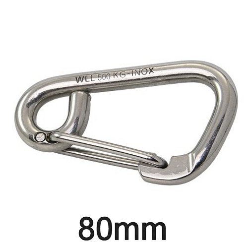 Wichard Karabinerhaken asymmetrisch 80mm