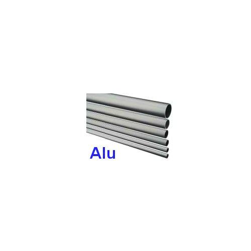 Alu-Rohr 1m x 20x2,0mm silber eloxiert