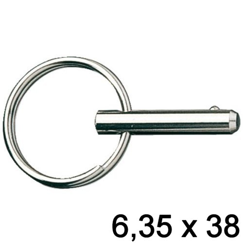 Fast Pin Kugelsperrbolzen 6,35 x 38