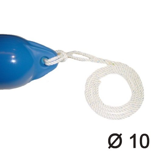 Fenderleine geschlagen mit Auge 10mm