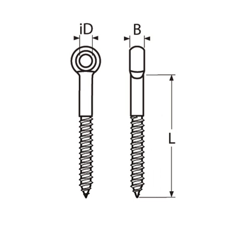 Augschrauben 8 x 60mm