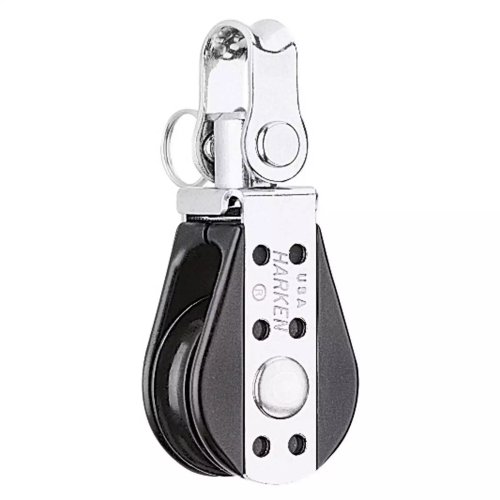Harken Block 1fach mit Wirbel 8mm HK 166