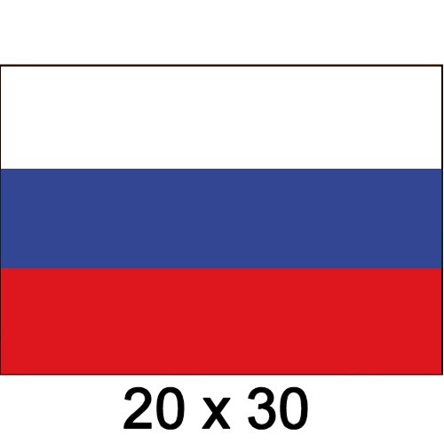 Flagge Gastland Russland 20x30