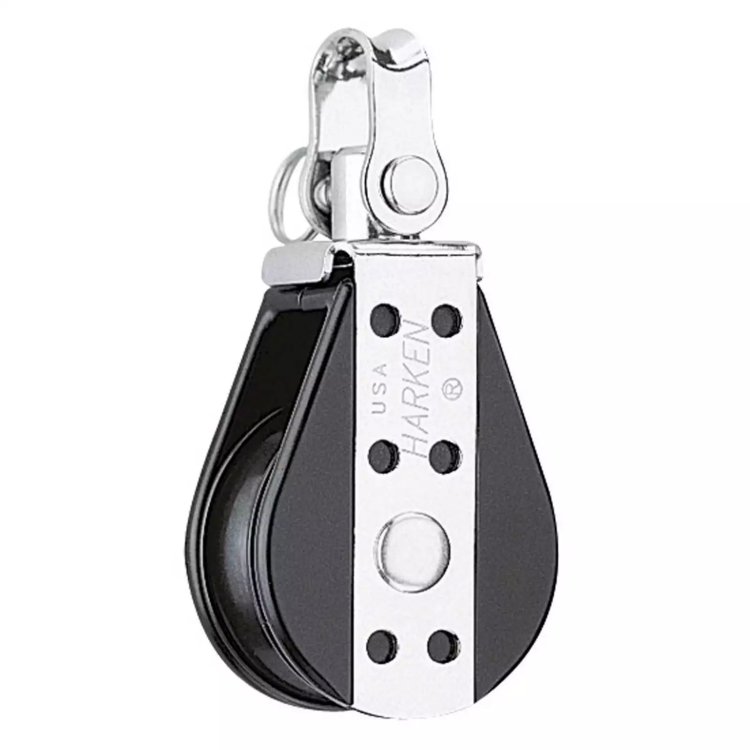 Harken Block 1fach mit Wirbel 10mm HK 168