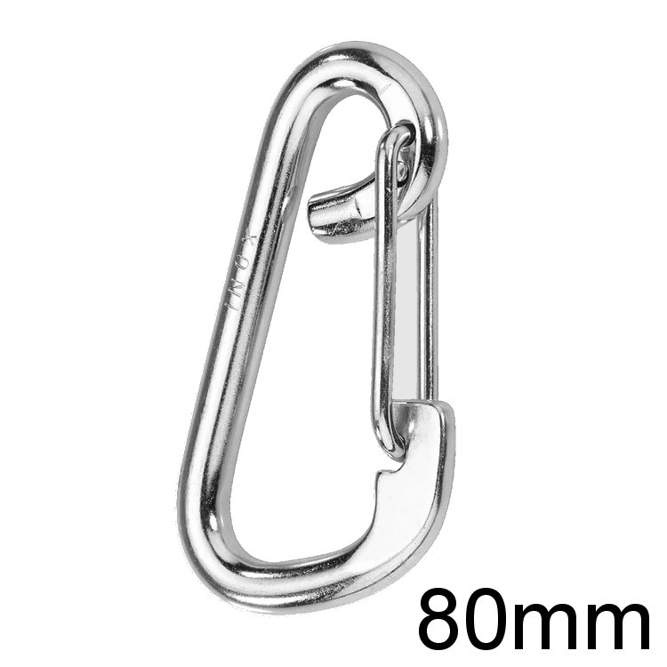 Karabinerhaken asymmetrisch 80mm