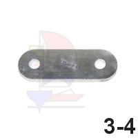 Bartels Zweilochscheibe 3-4mm Vorstag