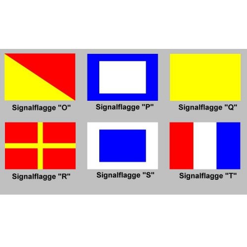 Signalflagge 30 einzeln O - T