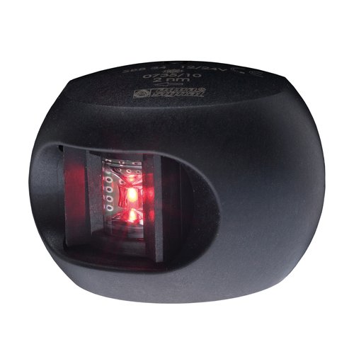 Aqua Signal Serie 34 Backbordlaterne LED schwarzes Gehäuse
