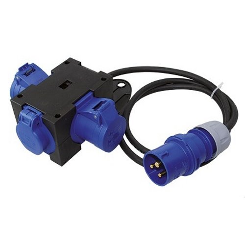 CEE Kombiverteiler 1,5m (2+1)-fach