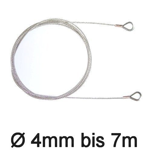 Trapez-Wante mit Kauschen 4mm flex 7m