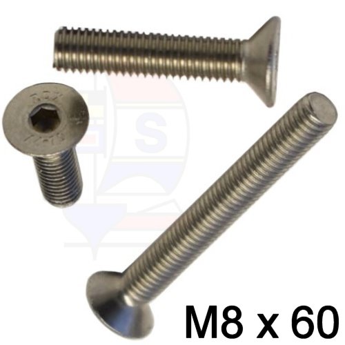 Senkkopfschraube M8 (DIN 7991) 60mm