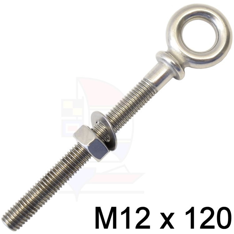 Augbolzen mit Kragen M12x120mm