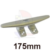 Belegklampe 4 Befestigungen 175mm silber