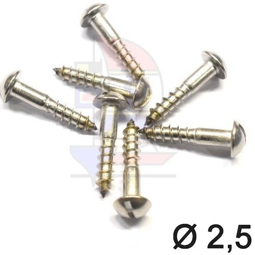 Halbrundkopfschraube 2,5 (DIN 96)