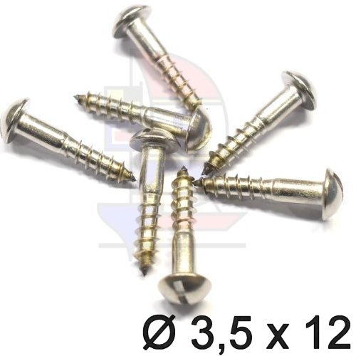 Halbrundkopfschraube 3,5 (DIN 96) 12mm