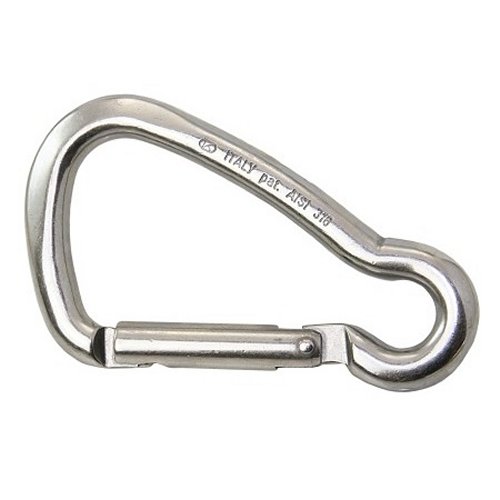 Karabinerhaken asymmetrisch
