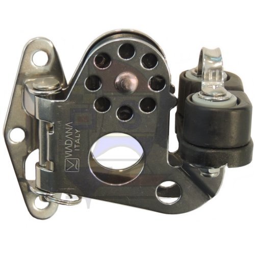 Viadana Block 1fach Umlenkblock mit Klemme 8mm