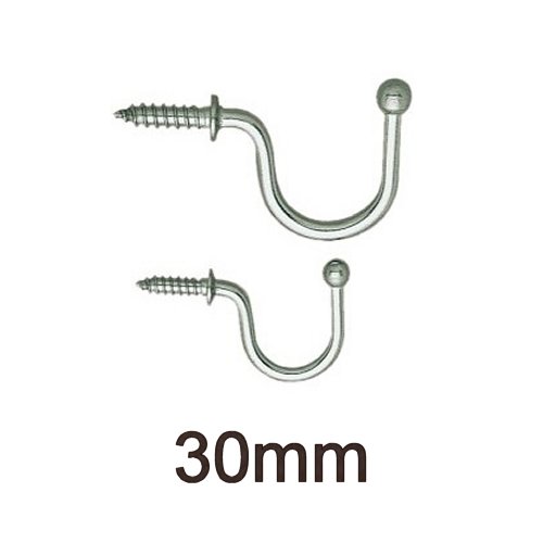 Tassenhaken gerade 30mm