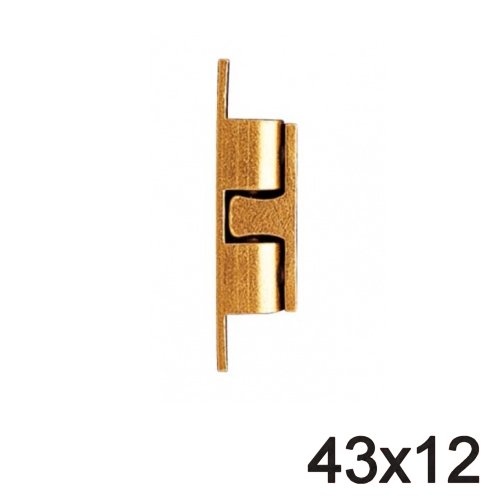 Kugelschnapper 43x12 Messing