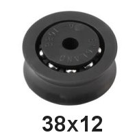 Holt Allen Seilscheibe Acetal Kugel 38 x 12 HA 3086