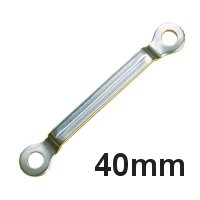 Riemenbügel flach Edelstahl 40mm