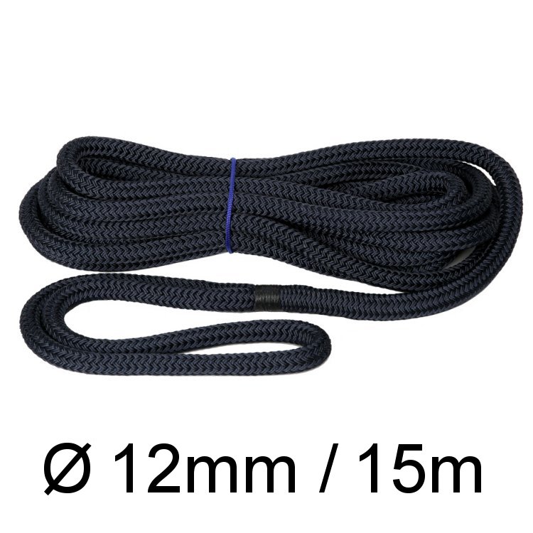Festmacher Quickline 12 mit Auge 15m schwarz