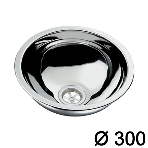 Spülbecken Niro rund Ø 300mm
