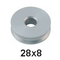 Holt Allen Seilscheibe Aluminium 28 x 8 HA 84