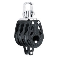 Harken Carbo Block 3fach + Wirbel + Unterbügel 8mm HK 345