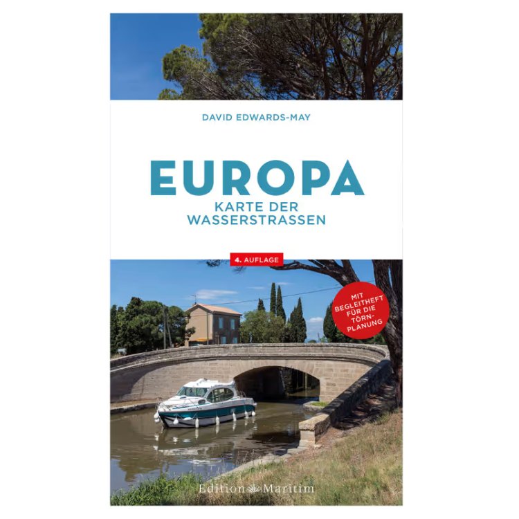 Karte der Wasserstraßen - Europa