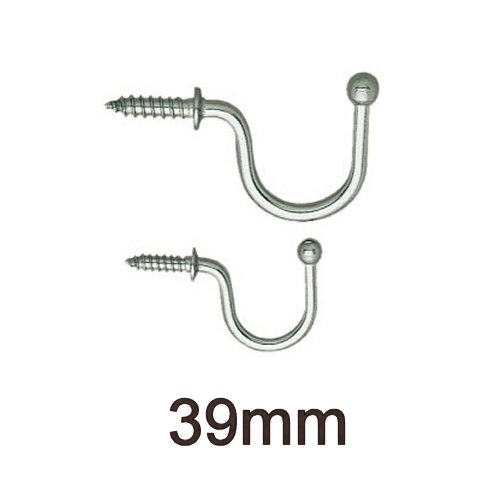 Tassenhaken gerade 39mm