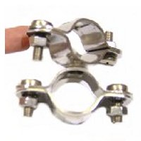 Doppelrohrschelle Edelstahl 25 Wirbel