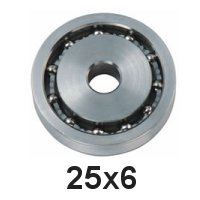 Holt Allen Seilscheibe Edelstahl 25 x 6 HA 4986-6