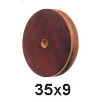 Seilscheibe Tufnol 35 x 9