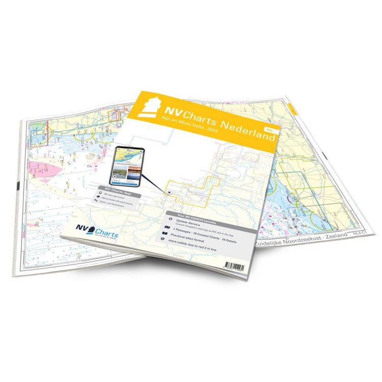 Sportschifffahrtskarten See Serie NL4 Atlas (gebunden 30x42cm)
