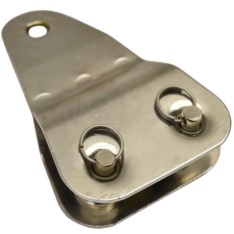 Achterstagblech Auge 72mm