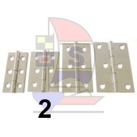 Scharnier Edelstahl 40x60 / 6L Typ 2