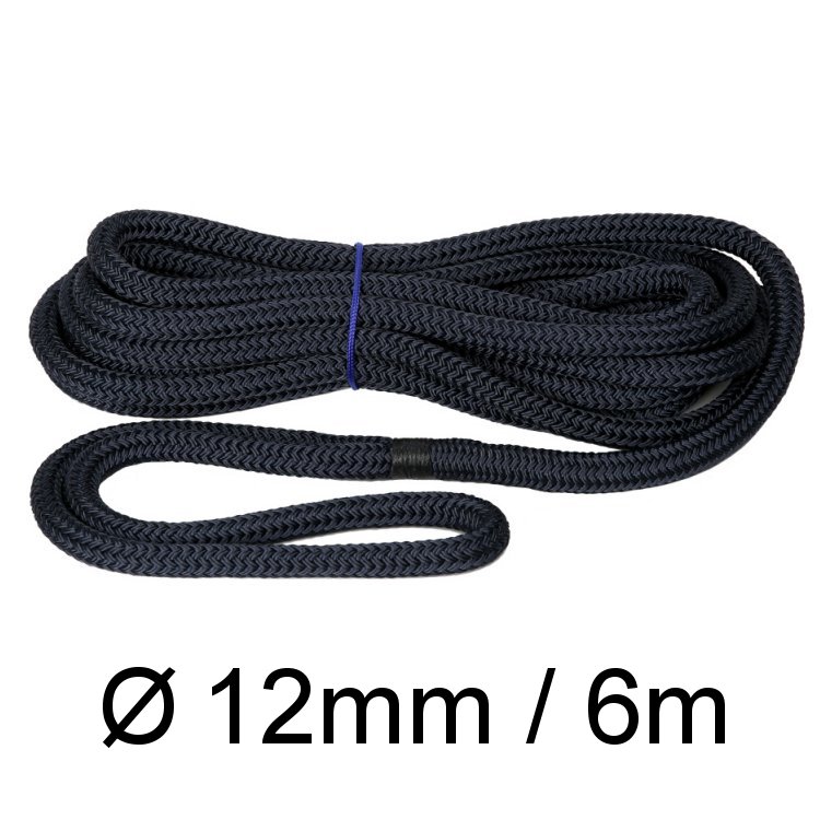 Festmacher Quickline 12 mit Auge 6m schwarz
