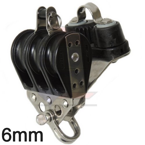 Viadana 3fach + Unterbügel mit Klemme 6mm