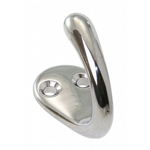 Messing verchromt Kleiderhaken 1-fach