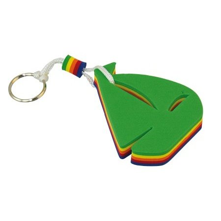 Schlüsselanhänger Schaumstoff Segelboot