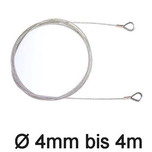 Trapez-Wante mit Kauschen 4mm flex