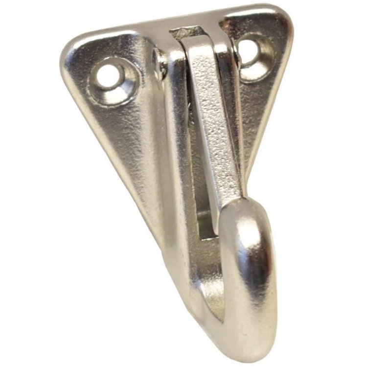 Fenderhaken Edelstahl 42 x 33