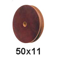 Seilscheibe Tufnol 50 x 11