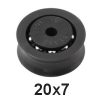 Holt Allen Seilscheibe Acetal Kugel 20 x 7 HA 4886