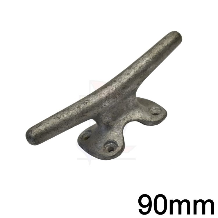 Belegklampe 90mm 4-Loch verzinkt