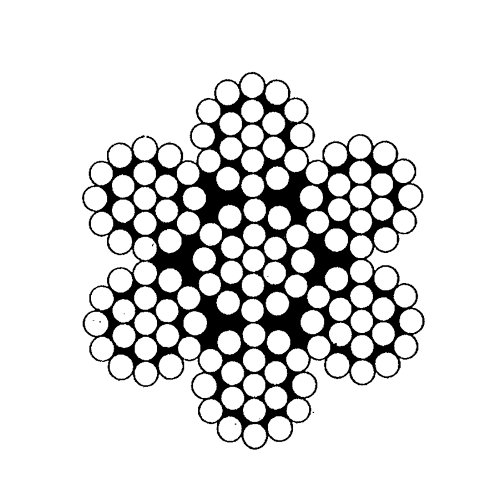 Querschnitt flexibler Draht